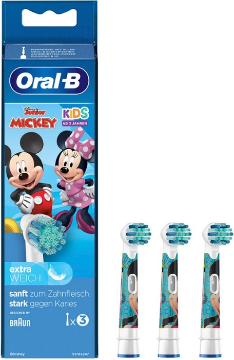 Сменные насадки Braun Oral-B Kids Mickey