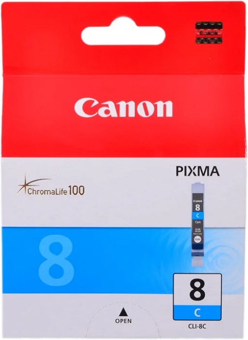 Картридж струйный Canon CLI-8 C (0621B024);