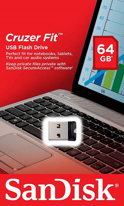 USB-флэш 64 ГБ SanDisk Cruzer Fit