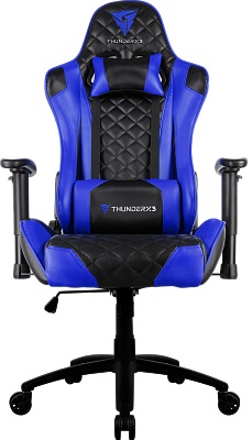 Кресло для геймеров ThunderX3 TGC12-BB; черный/синий