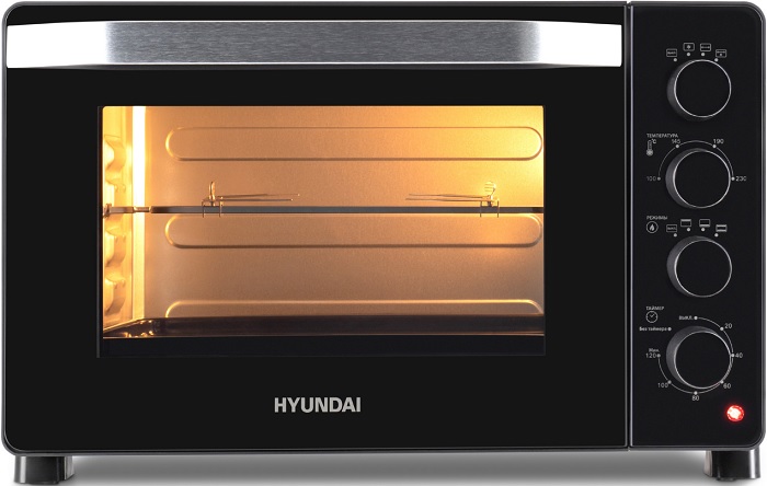 Мини-печь Hyundai MIO-HY081; 2000 Вт; 100-250°C;