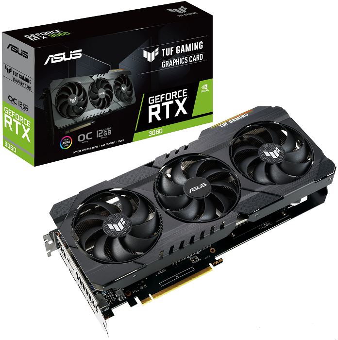 Видеокарта nVidia RTX 3060 Asus TUF-RTX3060-O12G-V2-GAMING