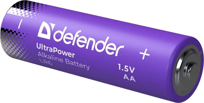 Батарейка AA Defender UltraPower LR6-4BL (56035);