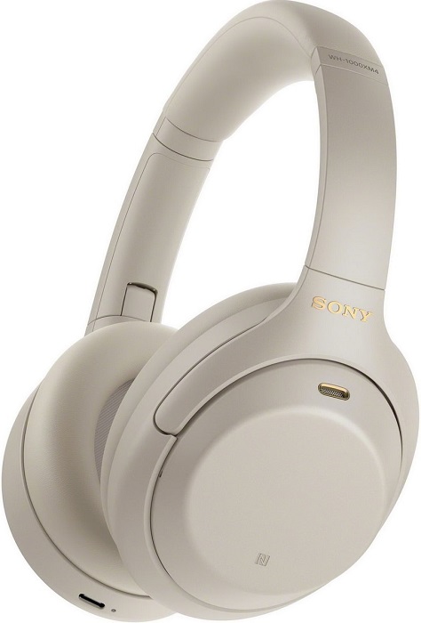 Наушники Bluetooth Sony WH-1000XM4 (WH1000XM4S.E); оголовье;