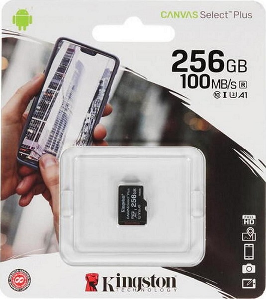 Карта памяти microSDXC 256 ГБ Kingston