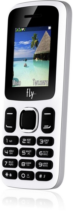 Мобильный телефон Fly FF180 White; 1.77"(160х128);