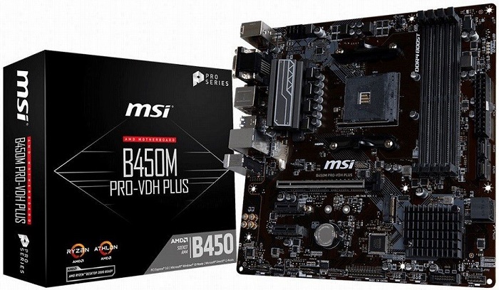 Материнская плата AMD B450 MSI B450M