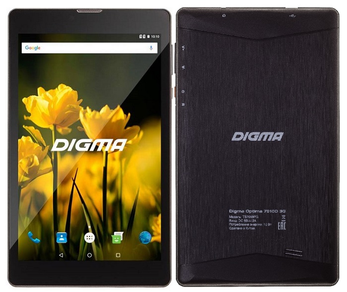 Планшет 7" Digma Optima 7010D (TS7099PG);