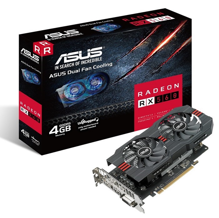 Видеокарта AMD Radeon RX 560 Asus