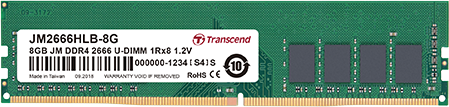 Оперативная память DDR4 8Гб Transcend JetRam