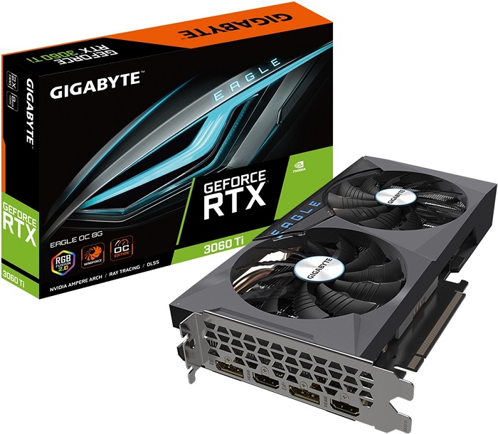 Видеокарта nVidia RTX 3060Ti Gigabyte EAGLE