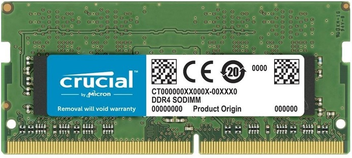 Оперативная память SO-DIMM DDR4 8Гб Crucial