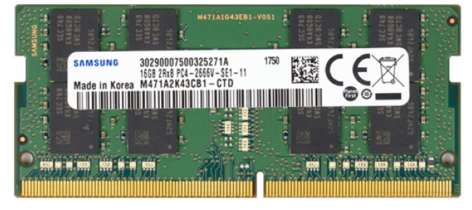 Оперативная память SO-DIMM DDR4 16Гб Samsung