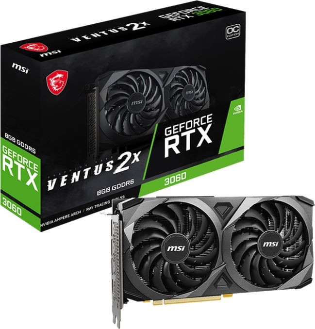Видеокарта nVidia RTX 3060 MSI RTX