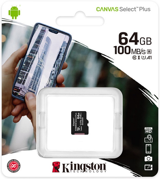Карта памяти microSDXC 64 ГБ Kingston