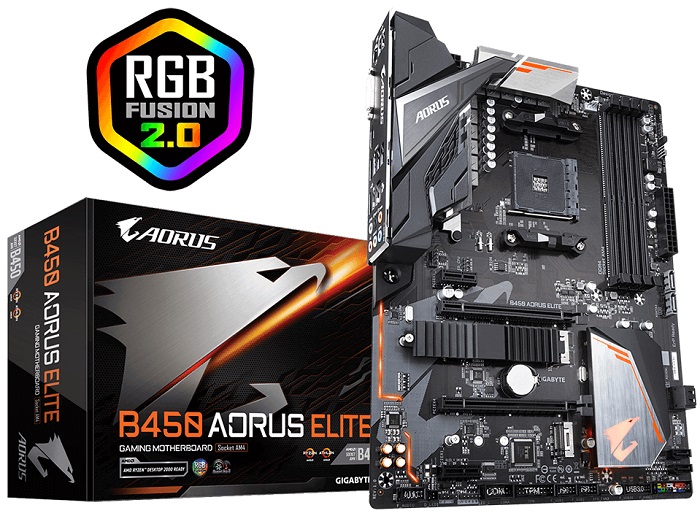 Материнская плата AMD B450 Gigabyte B450