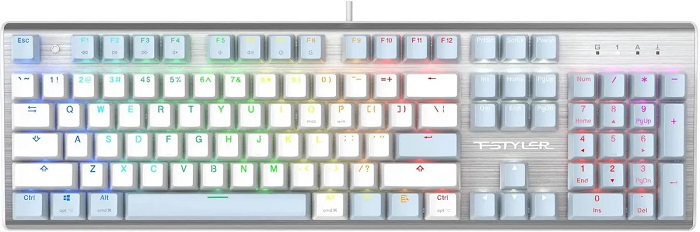 Клавиатура A4Tech Fstyler FS100 Neon; механическая;