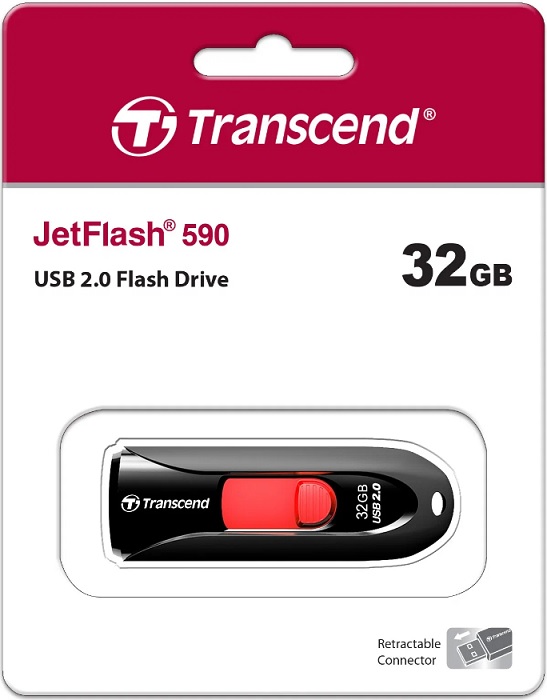 USB-флэш 32 ГБ Transcend JetFlash 590