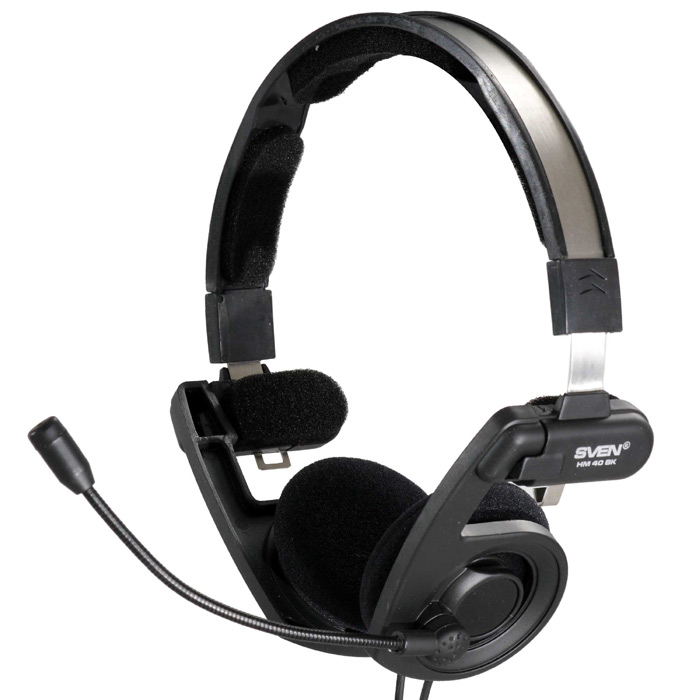 Наушники с микрофоном Sven HM-40BK (SV-041040BK);