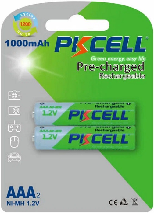 Аккумулятор AAA 1000mAh PKCELL (NI-MH RTU