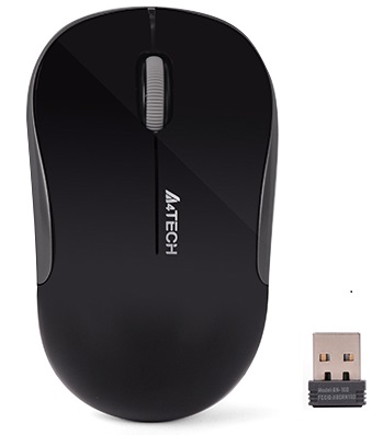 Мышь беспроводная A4Tech G3-300N Black; 3