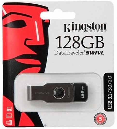 USB-флэш 128 ГБ Kingston DataTraveler SWIVL