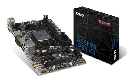Материнская плата AMD A68 MSI A68HM-P33