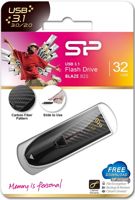 USB-флэш 32 ГБ Silicon Power Blaze
