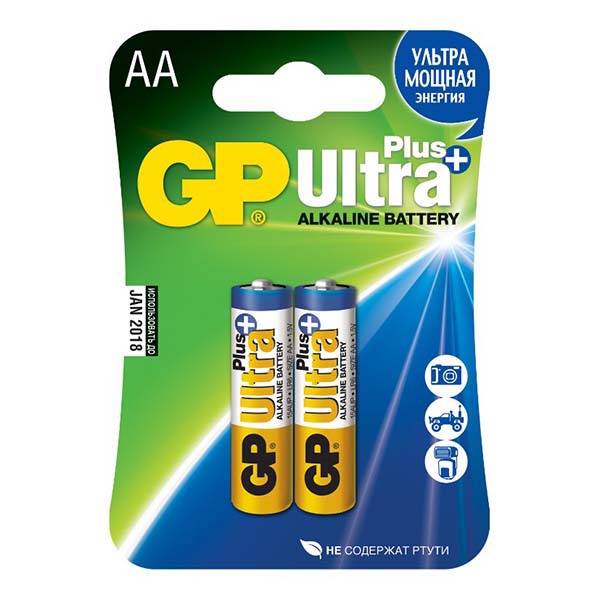 Батарейка AA GP Ultra Plus (GP