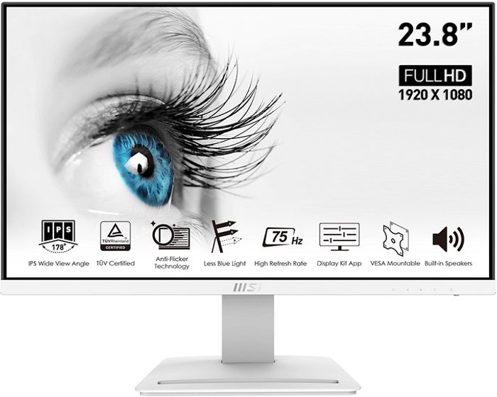 Монитор 24" MSI PRO MP243W (9S6-3PB5CH-090);