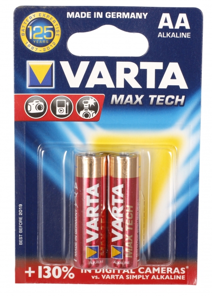 Батарейка AA Varta MAX TECH (4706101412);