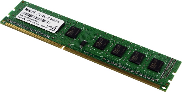 Оперативная память DDR3 2Гб Foxline (FL1333D3U9S1-2G);