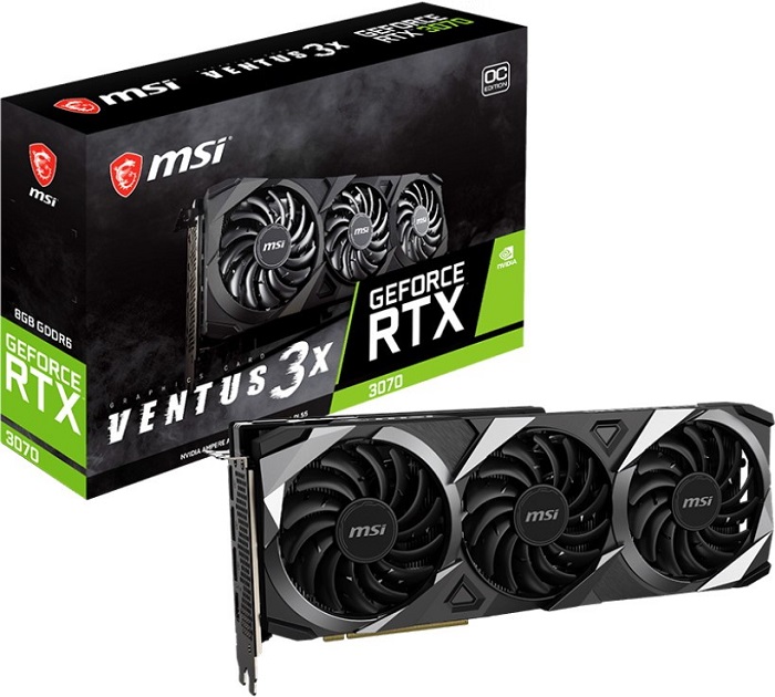 Видеокарта nVidia RTX 3070 MSI RTX