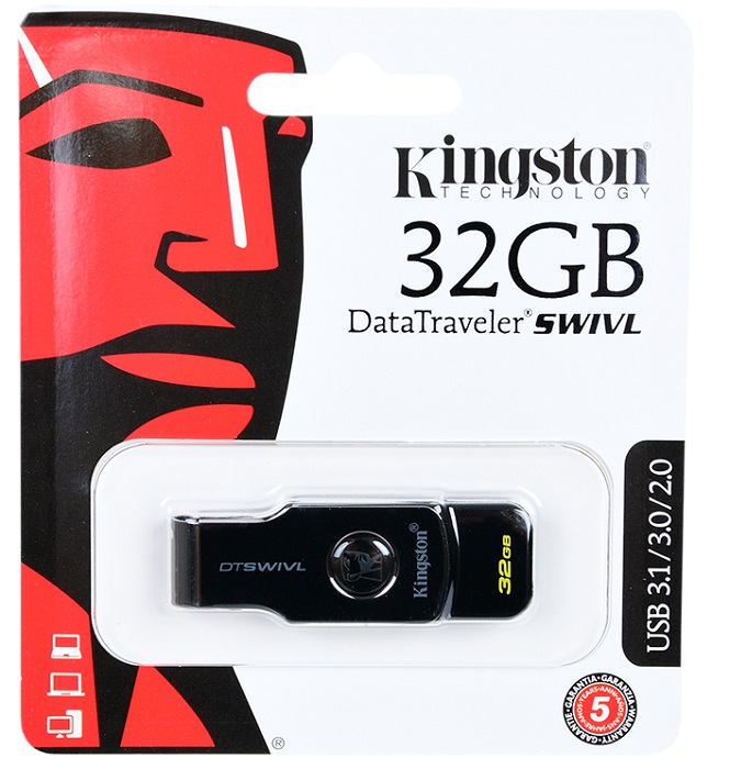 USB-флэш 32 ГБ Kingston DataTraveler SWIVL