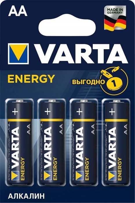 Батарейка AA Varta ENERGY (04106213414); щелочная;