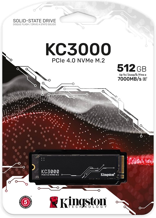 SSD-накопитель M.2 NVMe 512Гб Kingston SKC3000