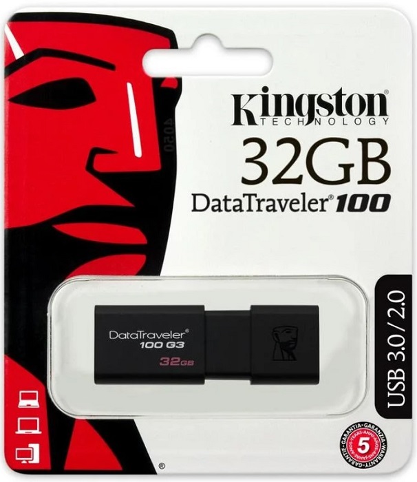 USB-флэш 32 ГБ Kingston DataTraveler 100