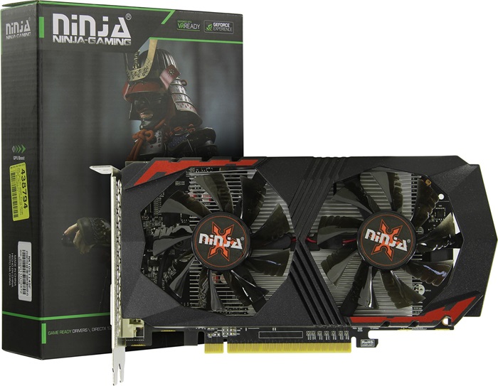 Видеокарта nVidia GTX 1050Ti Sinotex Ninja