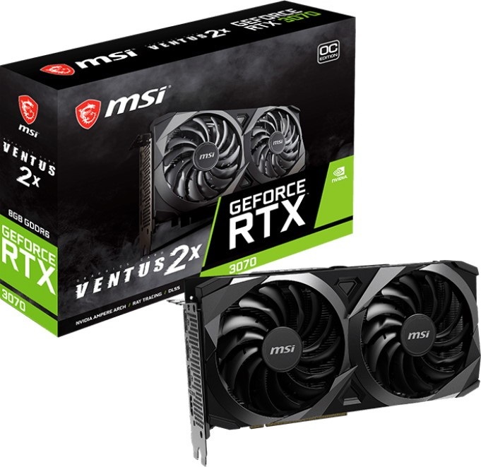 Видеокарта nVidia RTX 3070 MSI RTX