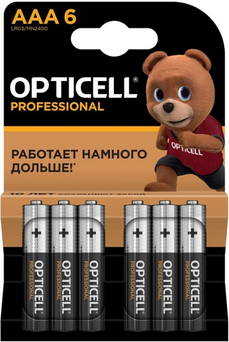 Батарейка AAA OPTICELL Professional (5052004); щелочная;