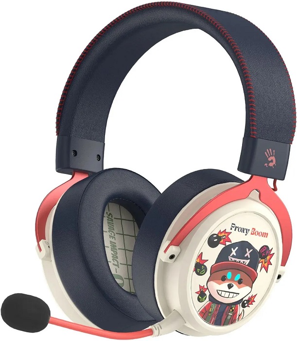 Наушники игровые Bluetooth A4Tech Bloody MR595