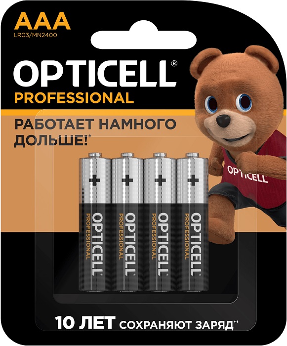 Батарейка AAA OPTICELL Professional (5052002); щелочная;