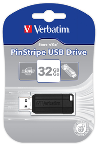 USB-флэш 32 ГБ Verbatim PinStripe (49064);