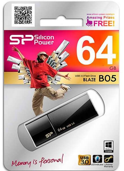USB-флэш 64 ГБ Silicon Power Blaze