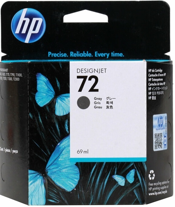 Картридж струйный HP №72 (C9401A); для