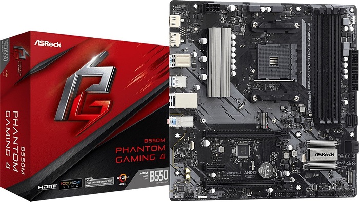 Материнская плата AMD B550 ASRock B550M