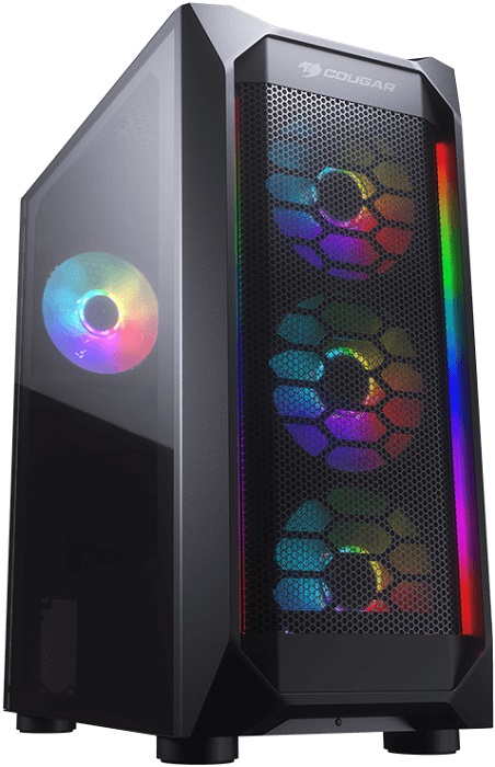 Корпус Cougar MX410 Mesh-G RGB (CGR-5VM6B-MESH-G-RGB);