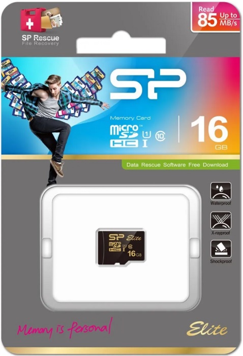 Карта памяти microSDHC 16 ГБ Silicon
