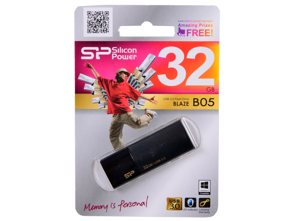 USB-флэш 32 ГБ Silicon Power Blaze