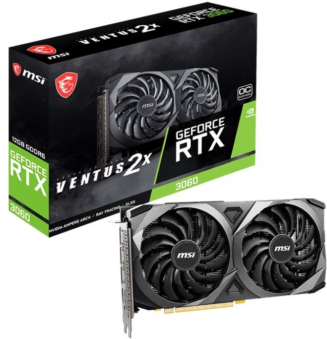 Видеокарта nVidia RTX 3060 MSI RTX